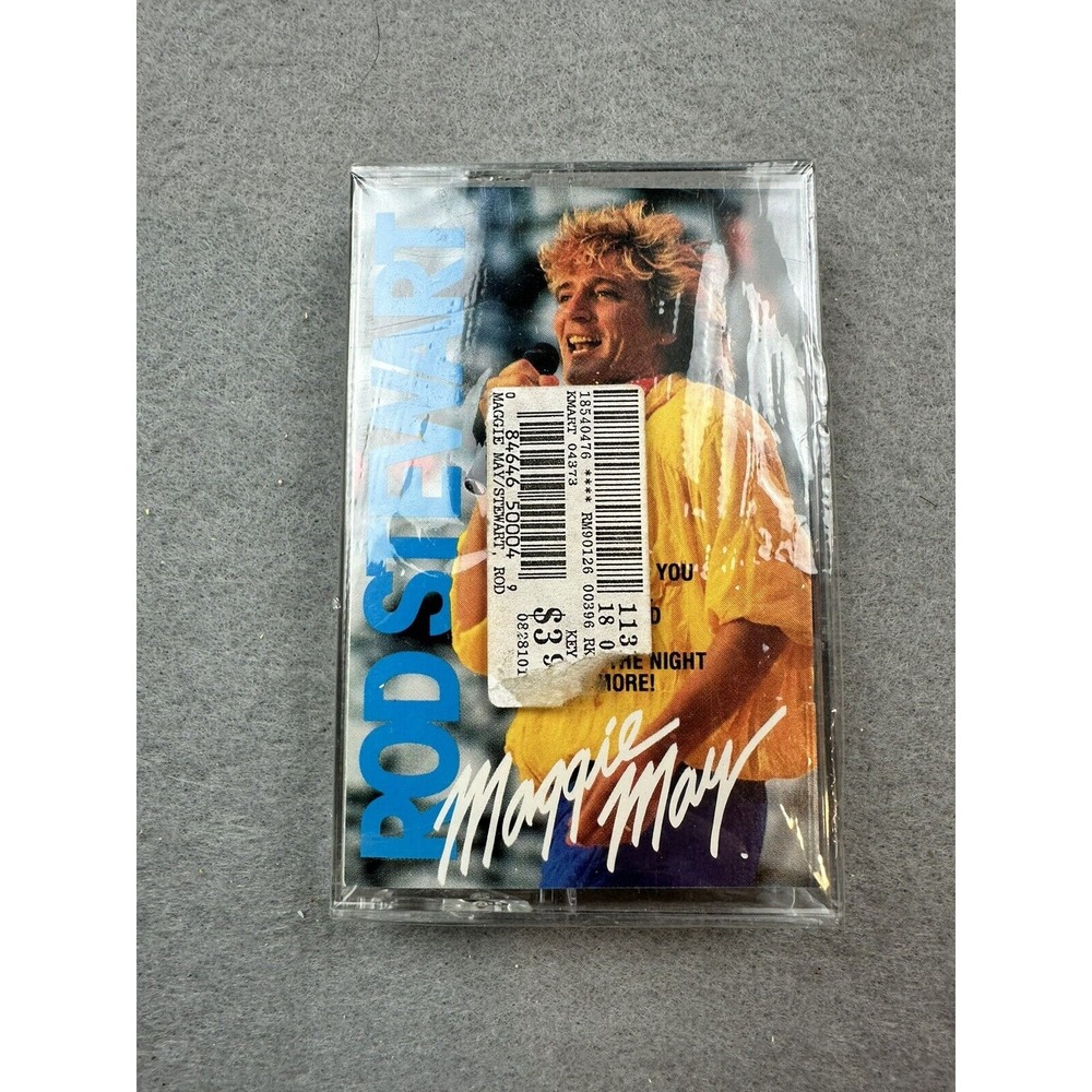 New Sealed 1986 Rod Stewart Maggie May Cassette CPK-5000 VINTAGE